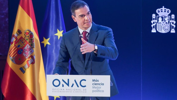 ep el presidente del gobierno pedro sanchez interviene en la presentacion de la oficina nacional de