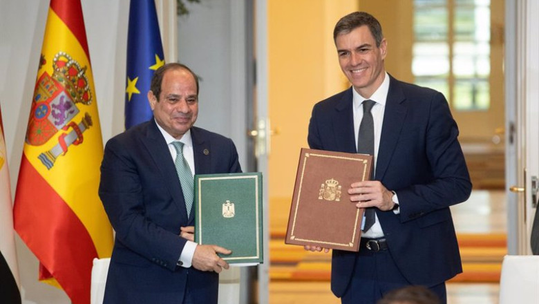 ep el presidente del gobierno pedro sanchez y el presidente de egipto abdelfatah al sisi firman un ep el presidente del gobierno pedro sanchez y el presidente de egipto abdelfatah al sisi firman un