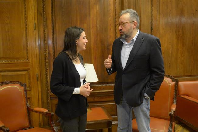 Irene Montero y Juan Carlos Girauta se reúnen para intercambiar propuestas | EUROPA PRESS ep irene monterojuan carlos girautareunenintercambiar propuestas