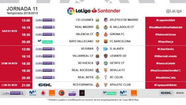 ep jornada 11 laliga santander