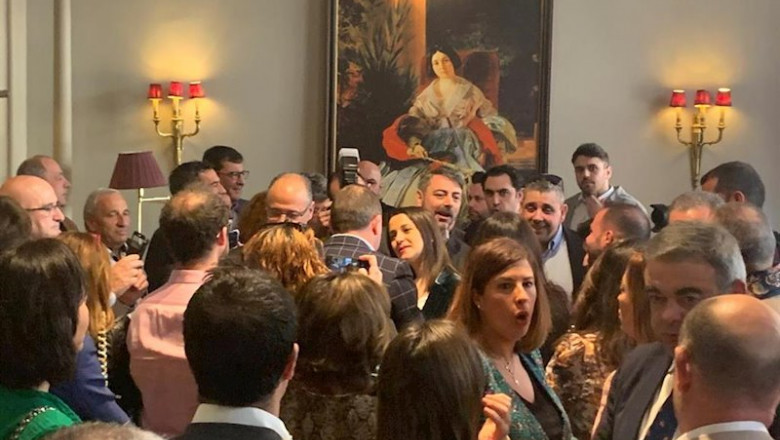 ep la candidata a la presidencia de ciudadanos ines arrimadas en el encuentro con militantes y