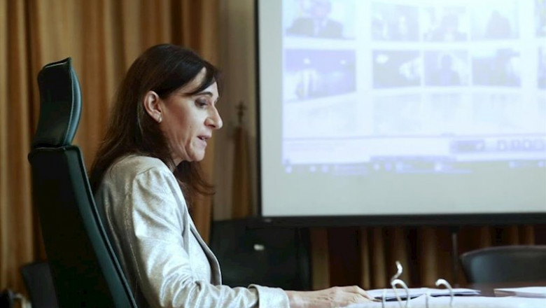 ep la conselleira de educacion carmen pomar durante la reunion telematica con las ccaa y la ministra ep la conselleira de educacion carmen pomar durante la reunion telematica con las ccaa y la ministra