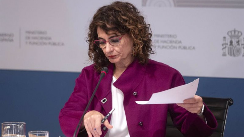 ep la ministra de hacienda y funcion publica maria jesus montero comparece ante los medios para