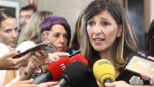 ep la portavoz adjunta de unidas podemos-en comu podem-galicia en comun yolanda diaz