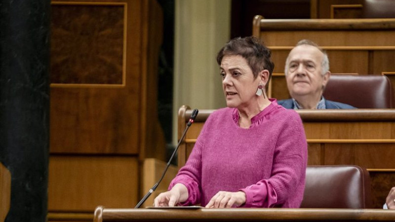 ep la portavoz de eh bildu mertxe aizpurua interviene durante la sesion plenaria en el congreso de ep la portavoz de eh bildu mertxe aizpurua interviene durante la sesion plenaria en el congreso de
