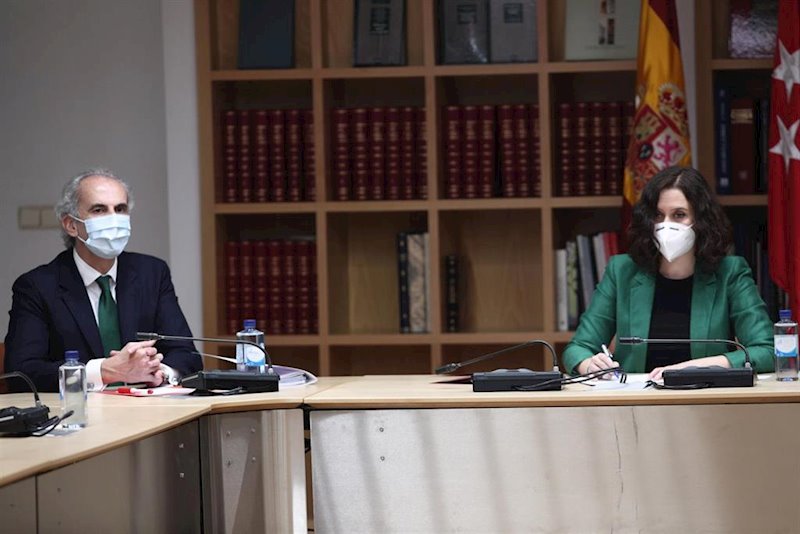Madrid negociará con el Gobierno este jueves aplicar el toque de queda