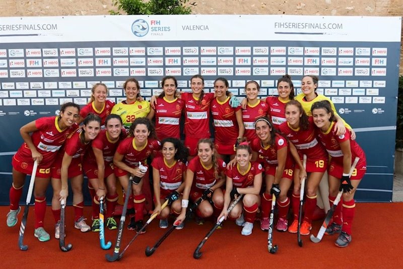 ep las jugadoras de la seleccion espanola de hockey hierba