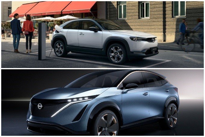 ep mazda mx-30 y nissan ayira concept