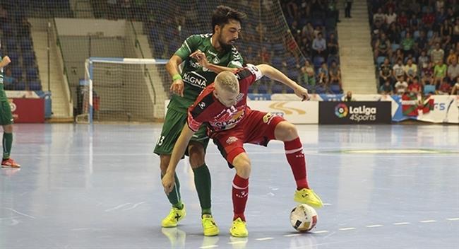 Miguelín, jugador de ElPozo Murcia, Eric Martel, del CA Osasuna Magna | LNFS ep miguelin jugadorelpozo murcia eric martel del ca osasuna magna