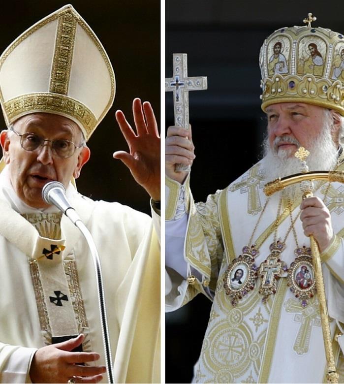 El Papa Francisco y el Patriarca Kirill de Moscú | EUROPA PRESS - Archivo ep papa franciscopatriarca kirillmoscu