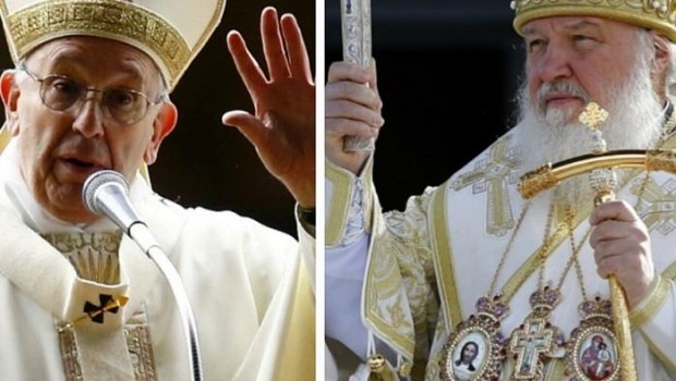 ep papa franciscopatriarca kirillmoscu