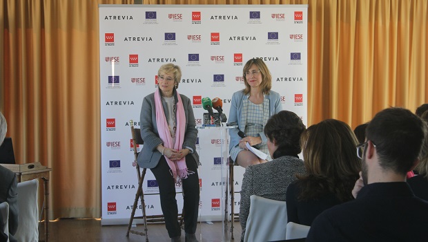 Nuria Chinchilla, profesora del IESE, y Nuria Vilanova, presidenta de Atrevia | Atrevia nuria chinchilla y nuria vilanova