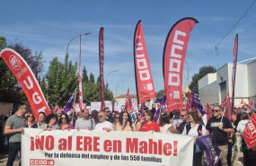ep archivo   ccoo y ugt arropan a la plantilla de mahle y al pueblo de motilla del palancar en su