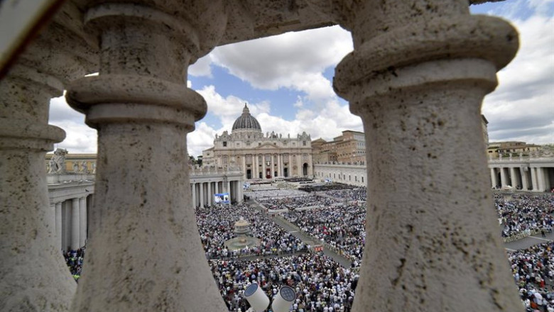 ep archivo   la plaza de san pedro ciudad del vaticano