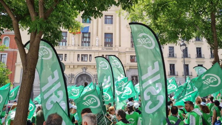 ep archivo manifestacion de csif ep archivo manifestacion de csif