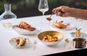 ep archivo   plato disenado por el chef quique dacosta para el mandarin oriental ritz madrid
