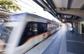 ep archivo   un tren a lestacio de fgc de sant cugat