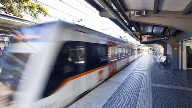 ep archivo   un tren a lestacio de fgc de sant cugat
