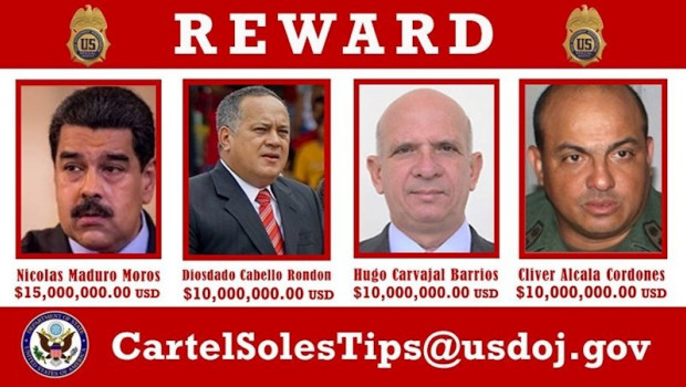 ep cartel de la dea de buscados por narcotrafico que incluye a nicolas maduro diosdado cabello hugo