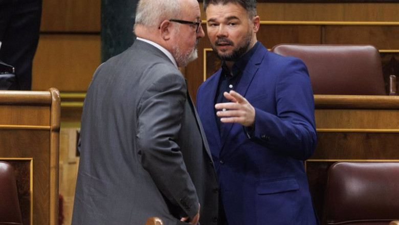 ep el diputado de erc joan capdevila i esteve i y el portavoz de erc en el congreso gabriel rufian d ep el diputado de erc joan capdevila i esteve i y el portavoz de erc en el congreso gabriel rufian d