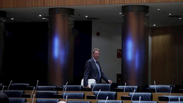 ep el diputado de jxcat ferran bel asiste a la comparecencia de la vicepresidenta tercera y ministra