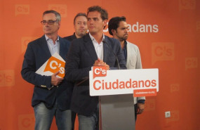ep el expresidente ciudadanos albert rivera junto a jose manuel villegas juan carlos girauta y