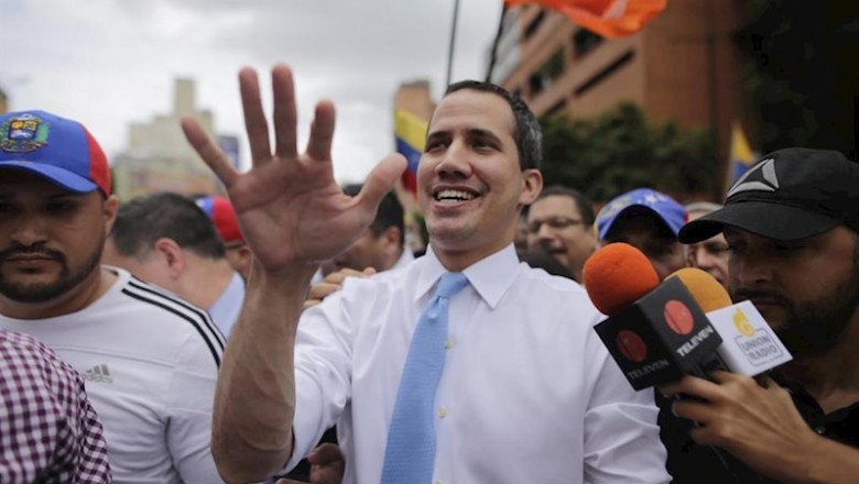 El líder de la oposición venezolana Juan Guaidó. | Rafael Hernandez/dpa ep el lider de la oposicion venezolana juan guaido