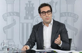 ep el ministro de economia comercio y empresa carlos cuerpo durante la rueda de prensa tras la