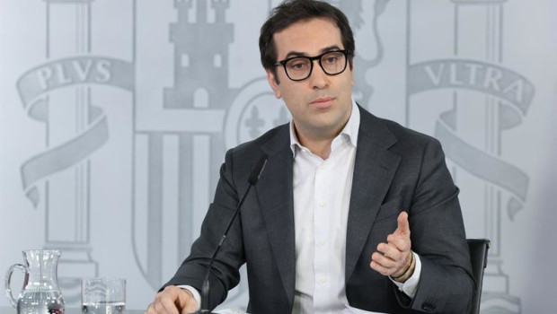 ep el ministro de economia comercio y empresa carlos cuerpo durante la rueda de prensa tras la