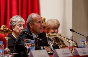 ep el ministro de justicia juan carlos campo durante su intervencion en la inauguracion del i