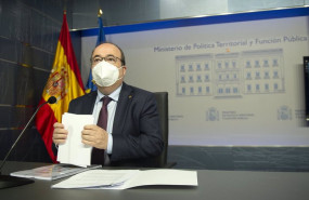 ep el ministro de politica territorial y funcion publica miquel iceta durante la presentacion del