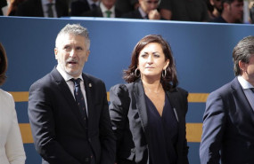 ep el ministro del interior en funciones fernando grande- marlaska y la presidenta del gobierno de