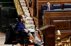 ep el portavoz de unidas podemos pablo echenique i en el congreso