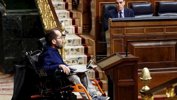 ep el portavoz de unidas podemos pablo echenique i en el congreso