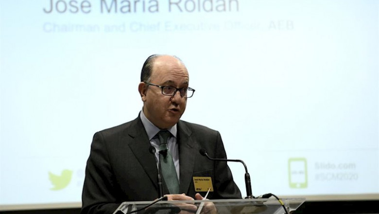 El presidente de AEB (Asociación Española de Banca), José María Roldán. | Óscar Cañas - Europa Press - Archivo ep el presidente de aeb asociacion espanola de banca jose maria roldan