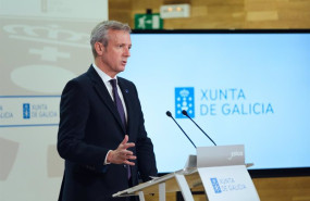 ep el presidente de la xunta alfonso rueda en la rueda de prensa posterior a la reunion del consello