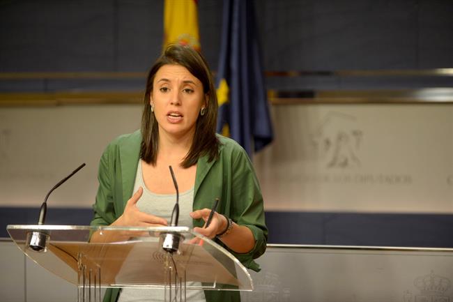 Irene Montero, portavoz de Podemos en el Congreso en rueda de prensa | DANI GAGO/PODEMOS ep irene montero portavozpodemoscongresoruedaprensa