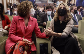 ep la ministra de hacienda y funcion publica maria jesus montero y la vicepresidenta segunda y