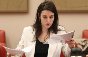 ep la ministra de igualdad irene montero durante la reunion de comision de igualdad en el congreso