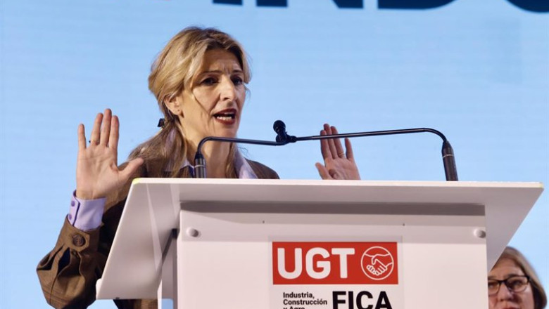 ep la ministra de trabajo y economia social yolanda diaz en la inauguracion del 29 congreso de ugt ep la ministra de trabajo y economia social yolanda diaz en la inauguracion del 29 congreso de ugt