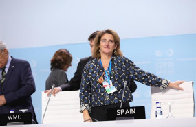 ep la ministra para la transicion ecologica en funciones teresa ribera participa en la ceremonia de