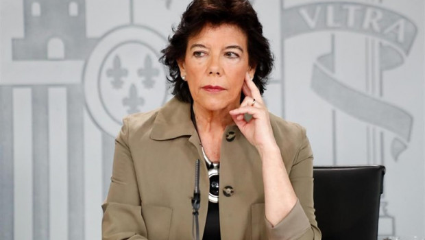 ep la ministra portavoz y de educacion y formacion profesional en funciones isabel celaa en una