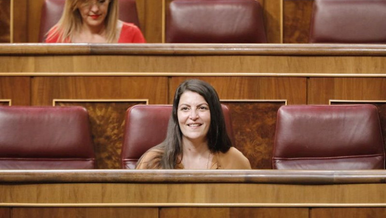 La portavoz adjunta en el Congreso de Vox, Macarena Olona. | EUROPA PRESS/J. Hellín. POOL - Europa Press ep la portavoz adjunta en el congreso de vox macarena olona