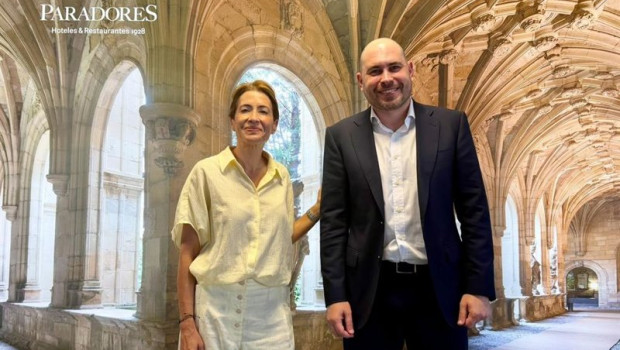 ep la presidenta de paradores raquel sanchez y el delegado del gobierno de ceuta miguel angel perez