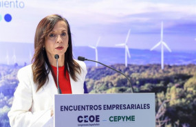 ep la presidenta de redeia beatriz corredor durante un encuentro empresarial en la sede de la ceoe a
