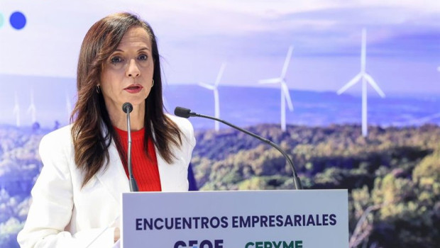 ep la presidenta de redeia beatriz corredor durante un encuentro empresarial en la sede de la ceoe a