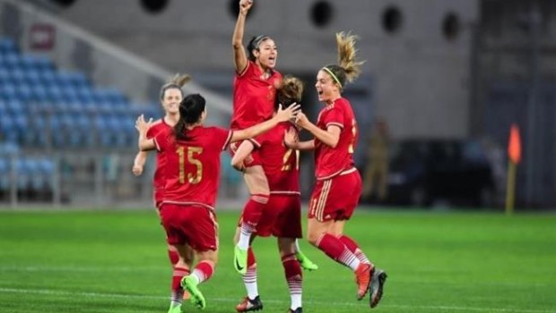 ep la seleccion espanola femeninafutbol conquistaalgarve cup