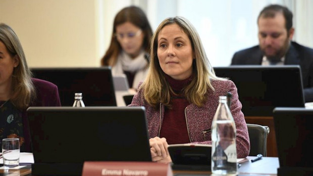 ep la vicepresidenta del banco europeo de inversiones bei emma navarro durante la inauguracion de la
