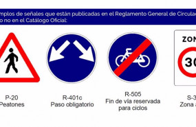 ep los conductores desconocemos un gran numero de senales porque tampoco figuran en el reglamento