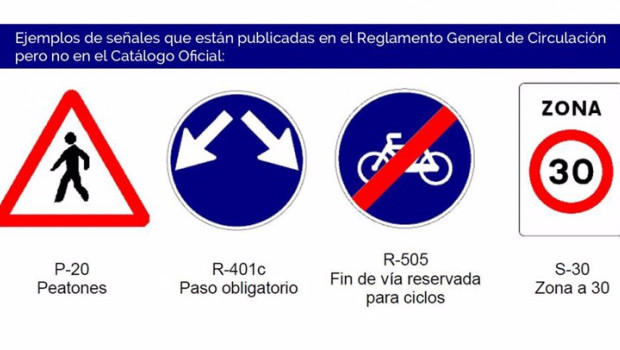 ep los conductores desconocemos un gran numero de senales porque tampoco figuran en el reglamento